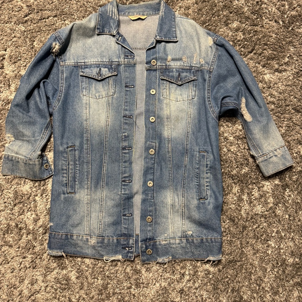 Distressed Denim Jacket